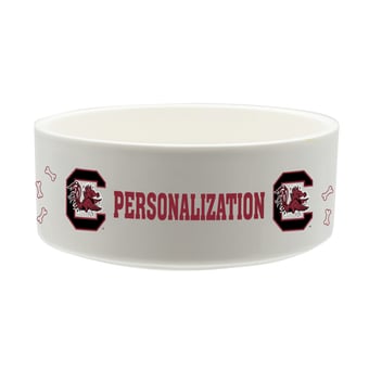 The Memory Company South Carolina Gamecocks 35oz. Personalized Ceramic Pet Bowl
