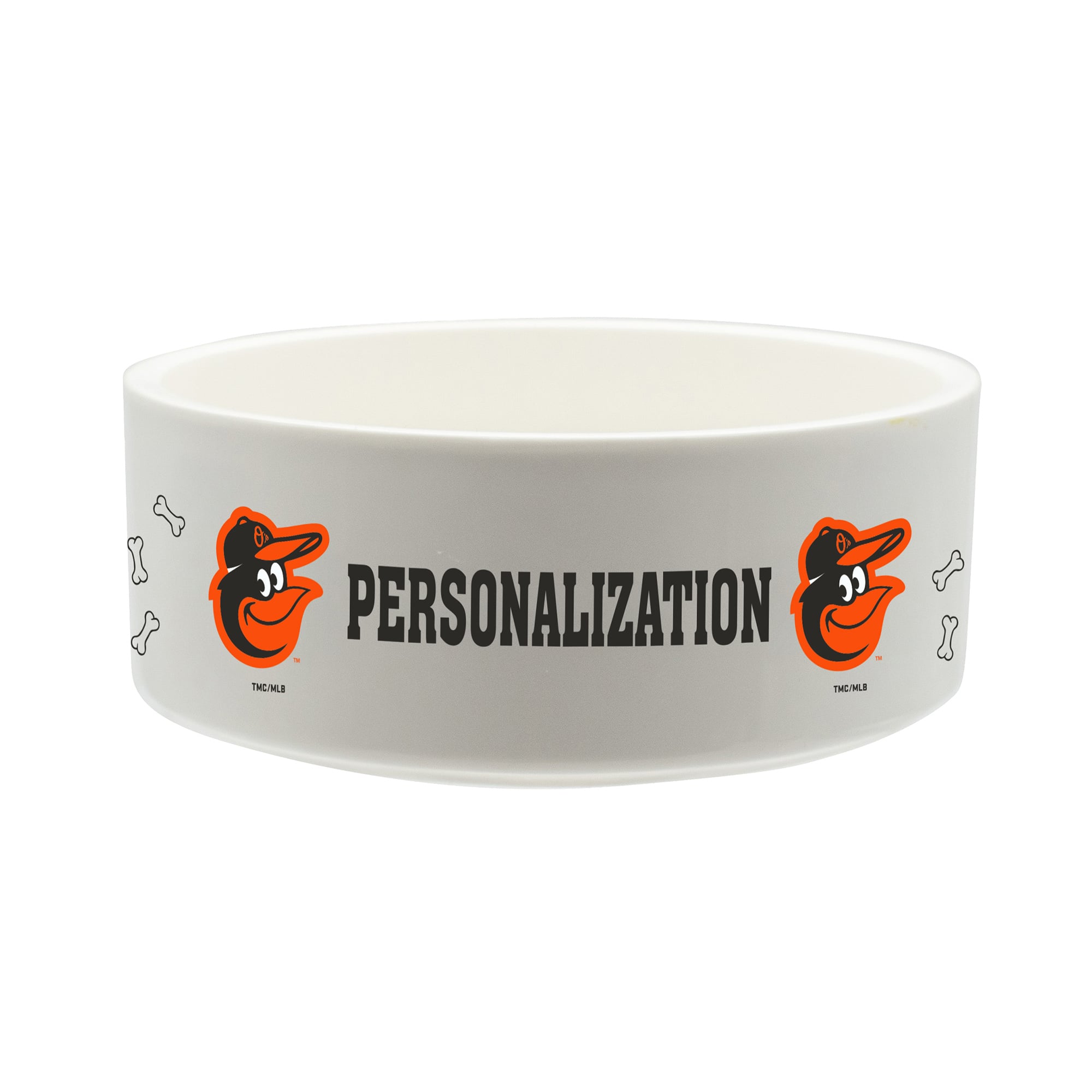 The Memory Company Baltimore Orioles 35oz. Personalized Ceramic Pet Bowl