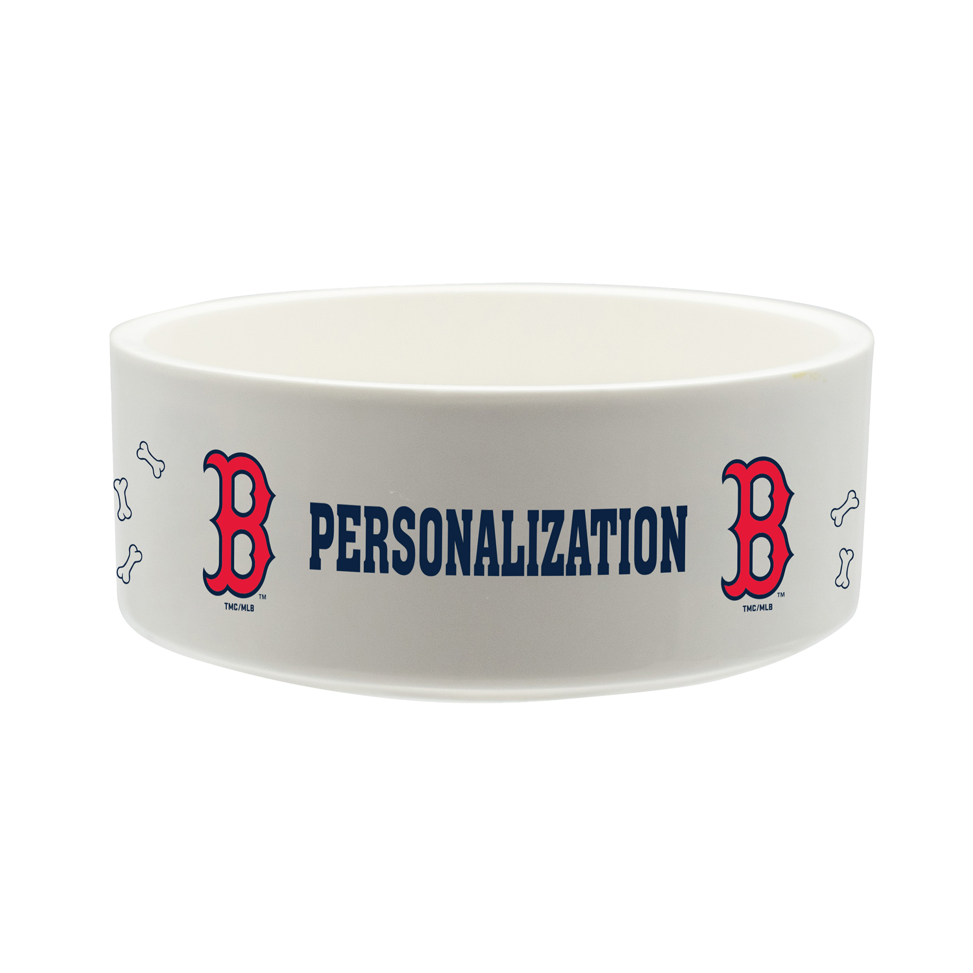 The Memory Company Boston Red Sox 35oz. Personalized Ceramic Pet Bowl