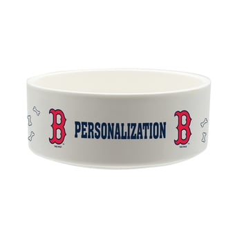The Memory Company Boston Red Sox 35oz. Personalized Ceramic Pet Bowl