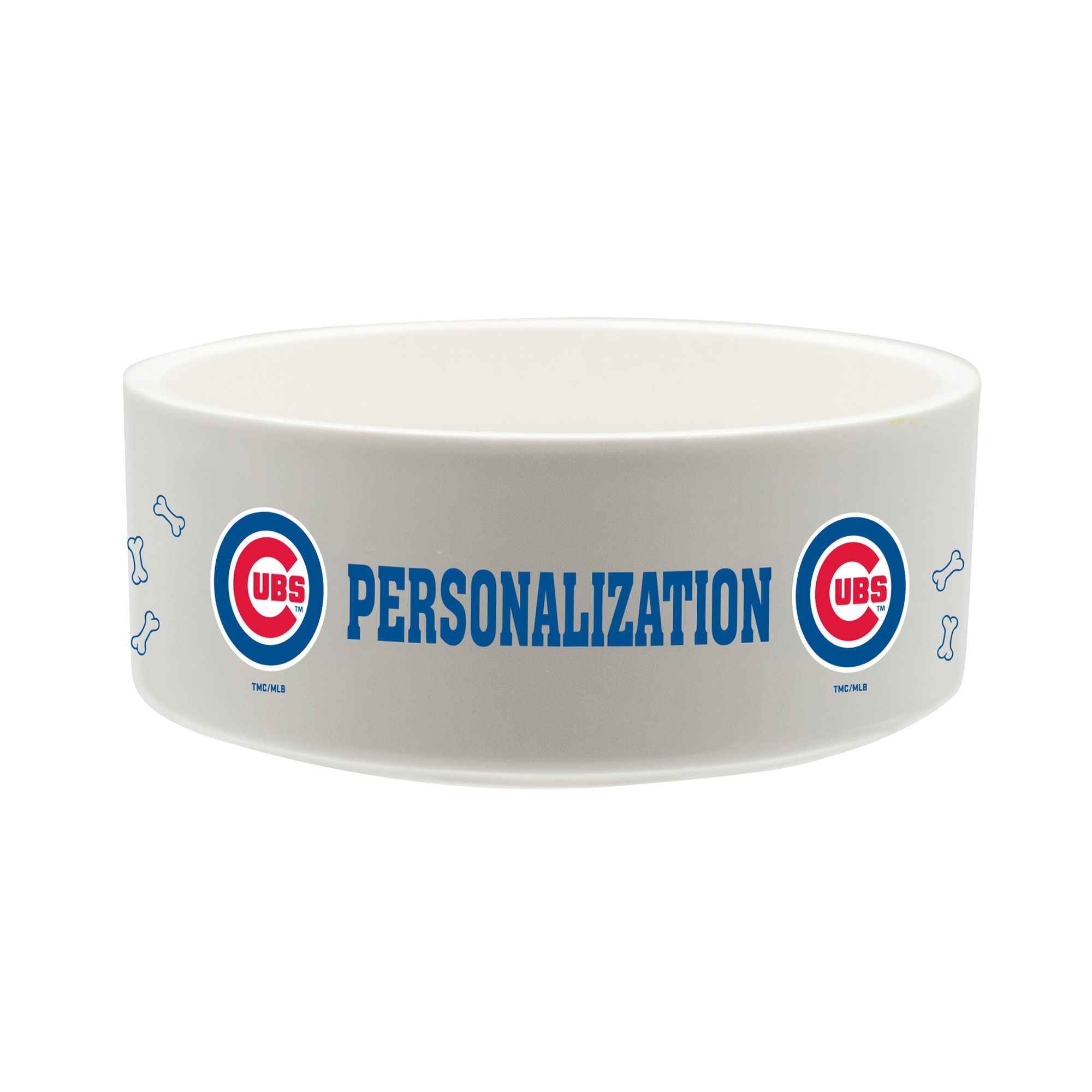 The Memory Company Chicago Cubs 35oz. Personalized Ceramic Pet Bowl