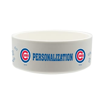 The Memory Company Chicago Cubs 35oz. Personalized Ceramic Pet Bowl