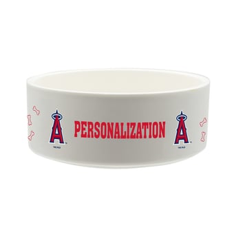 The Memory Company Los Angeles Angels 35oz. Personalized Ceramic Pet Bowl
