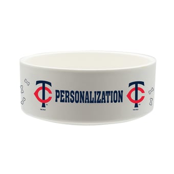 The Memory Company Minnesota Twins 35oz. Personalized Ceramic Pet Bowl
