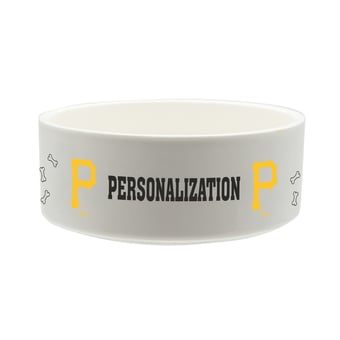 The Memory Company Pittsburgh Pirates 35oz. Personalized Ceramic Pet Bowl
