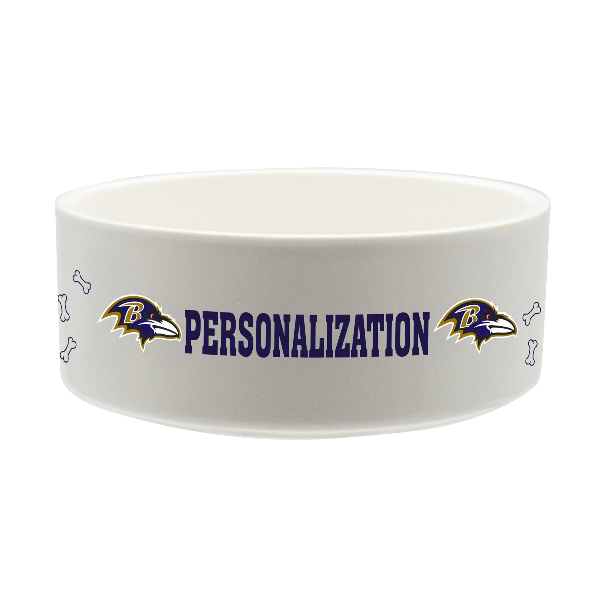 The Memory Company Baltimore Ravens 35oz. Personalized Ceramic Pet Bowl