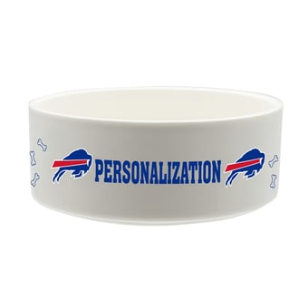 The Memory Company Buffalo Bills 35oz. Personalized Ceramic Pet Bowl