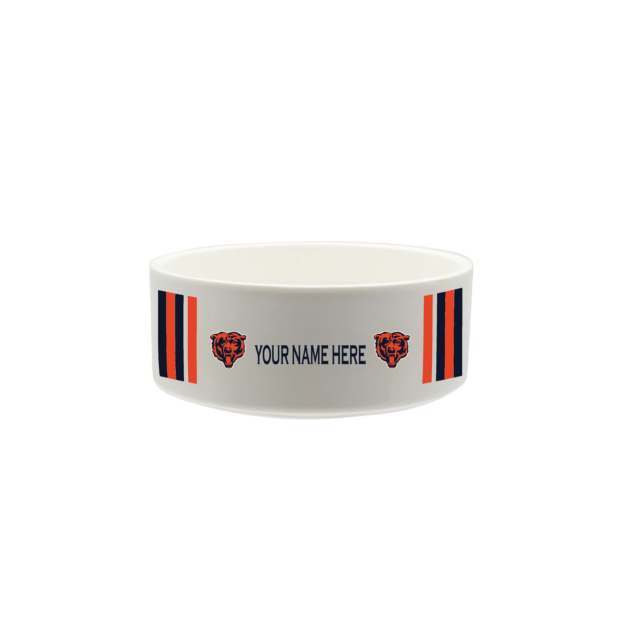 The Memory Company Chicago Bears 35oz. Personalized Ceramic Pet Bowl