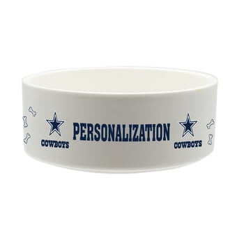 The Memory Company Dallas Cowboys 35oz. Personalized Ceramic Pet Bowl