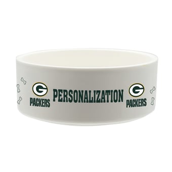 The Memory Company Green Bay Packers 35oz. Personalized Ceramic Pet Bowl