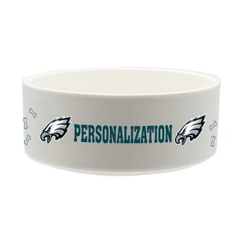 The Memory Company Philadelphia Eagles 35oz. Personalized Ceramic Pet Bowl