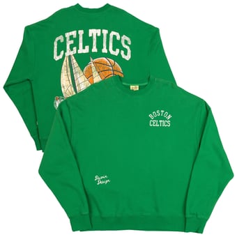 Unisex Duvin Designs Co. Green Boston Celtics League Of Leisure Fleece Sweatshirt