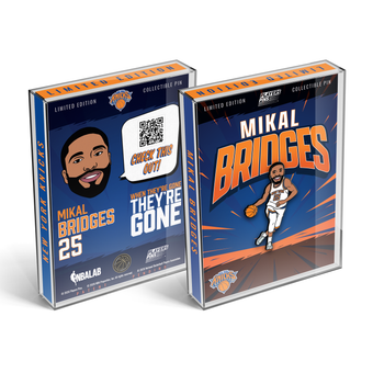Players Pins™ Mikal Bridges New York Knicks Limited Edition Collectible Pin