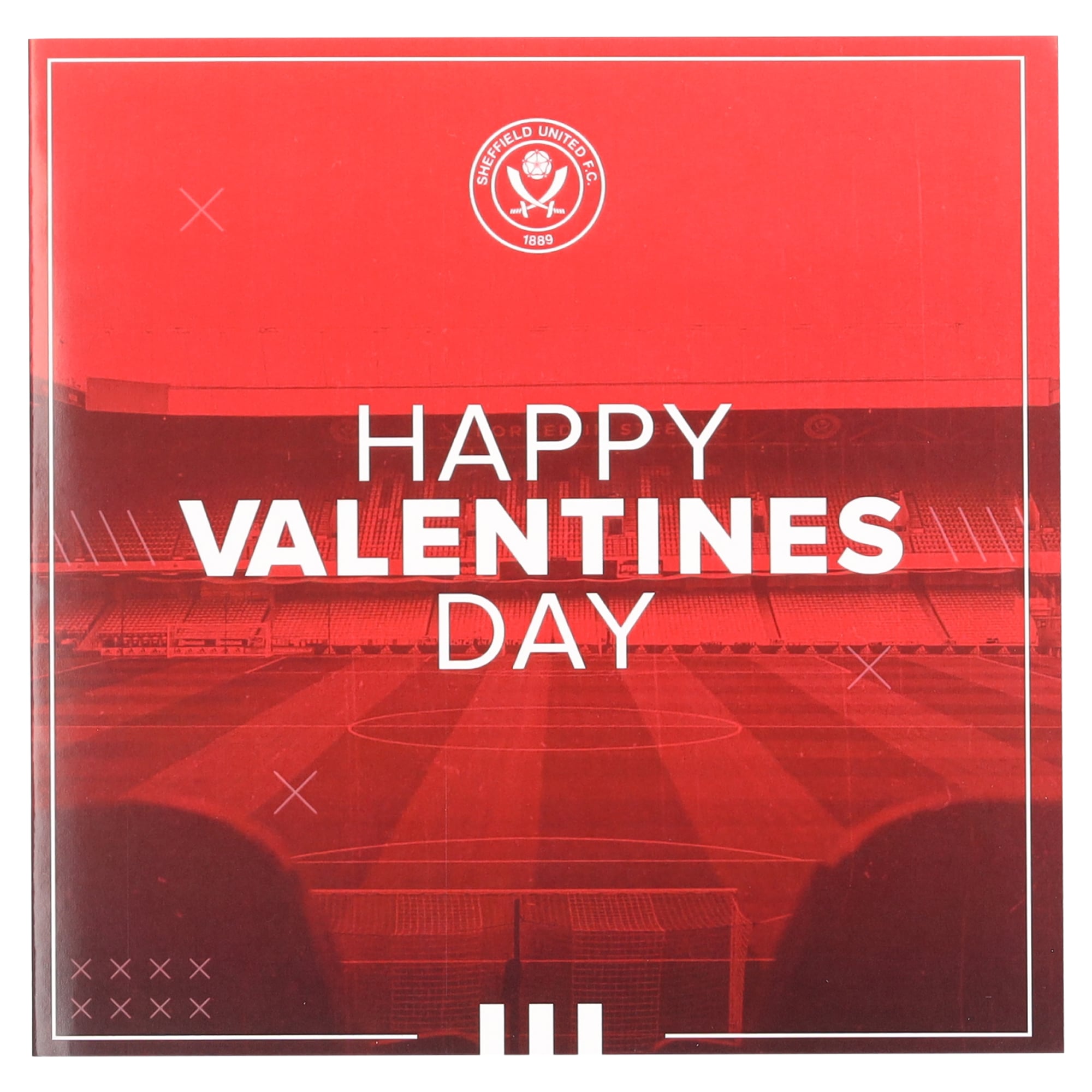 Sheffield United Valentine Crest Card