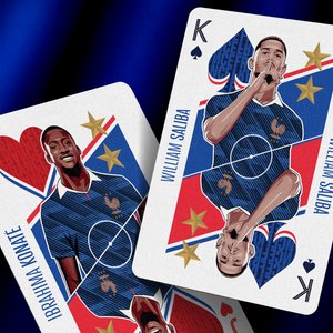 Cartes à jouer de collection Équipe de France - Domicile, vue 5