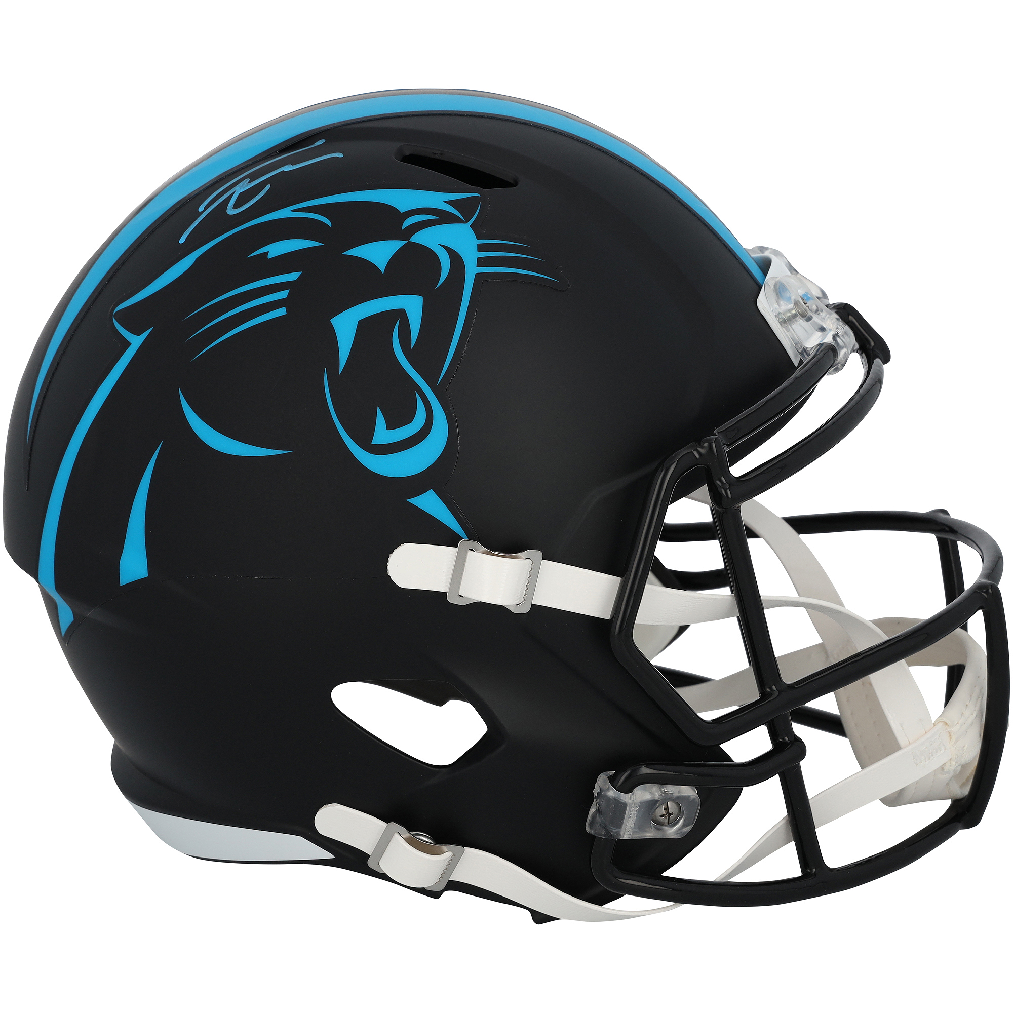 Tetairoa McMillan Carolina Panthers Autographed Riddell 2022 Alternate Speed Replica Helmet