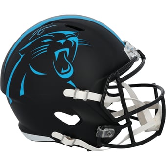 Tetairoa McMillan Carolina Panthers Autographed Riddell 2022 Alternate Speed Replica Helmet