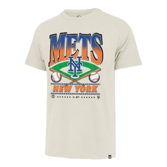 Men's '47 Tan New York Mets Straight Shot Two Franklin T-Shirt