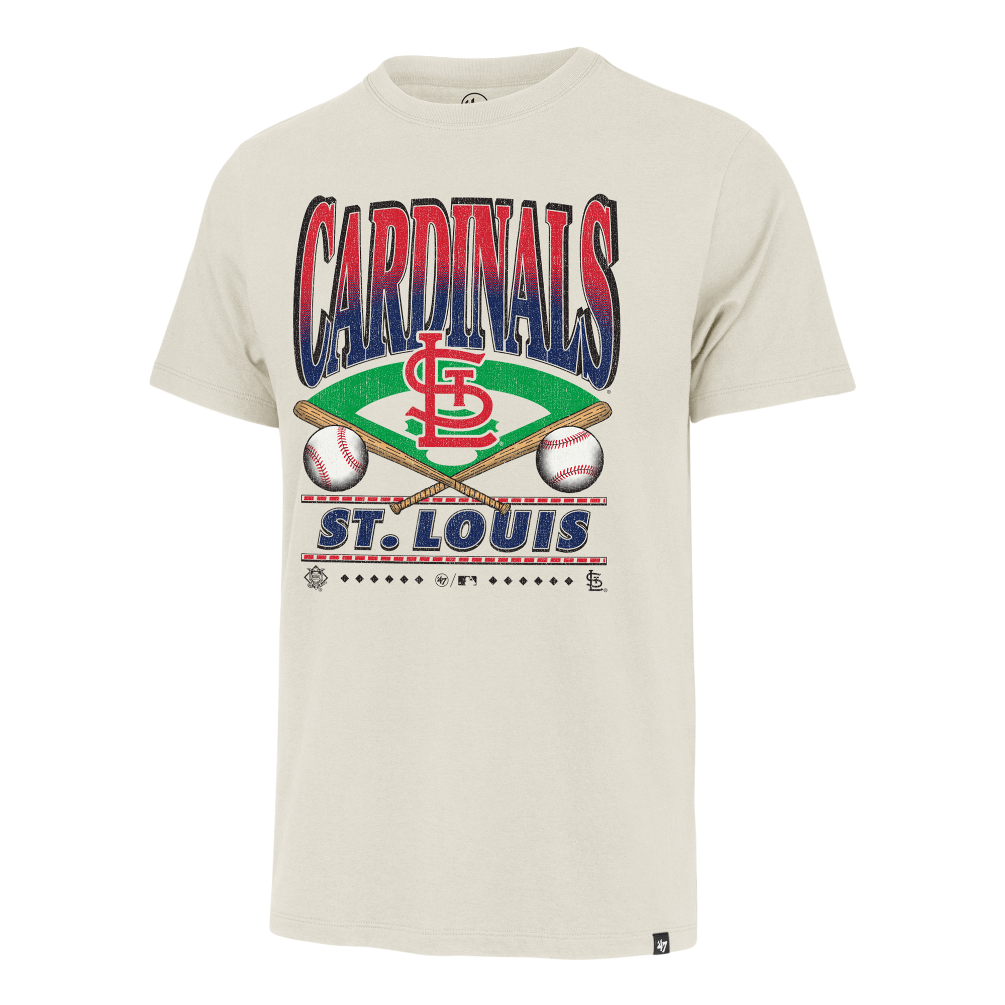 Men’s ’47 Tan St. Louis Cardinals Straight Shot Two Franklin T-Shirt Men’s ’47 Tan St. Louis Cardinals Straight Shot Two Franklin T-Shirt
