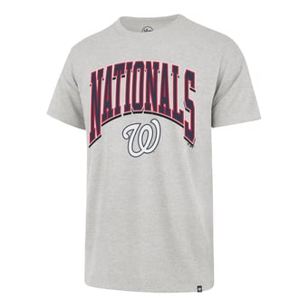 Men's '47 Gray Washington Nationals Walk Tall Franklin T-Shirt