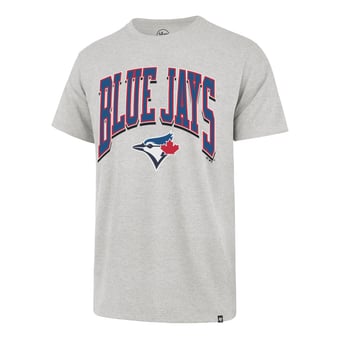 Men's '47 Gray Toronto Blue Jays Walk Tall Franklin T-Shirt