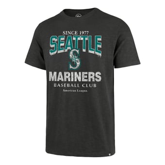 Men's '47 Charcoal Seattle Mariners Head On Scrum T-Shirt