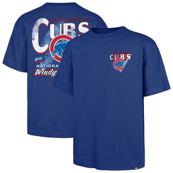 Men's '47 Royal Chicago Cubs Under Bar Foundation T-Shirt