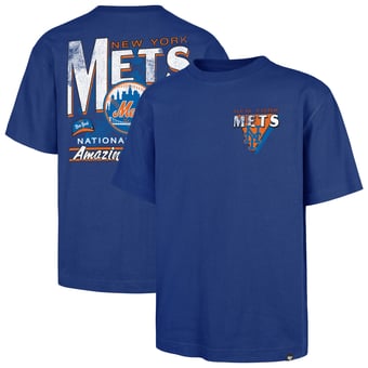 Men's '47 Royal New York Mets Under Bar Foundation T-Shirt
