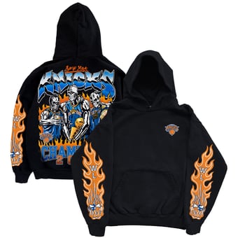 Men's Warren Lotas Black New York Knicks 2026 NBA Finals Champions Hoodie