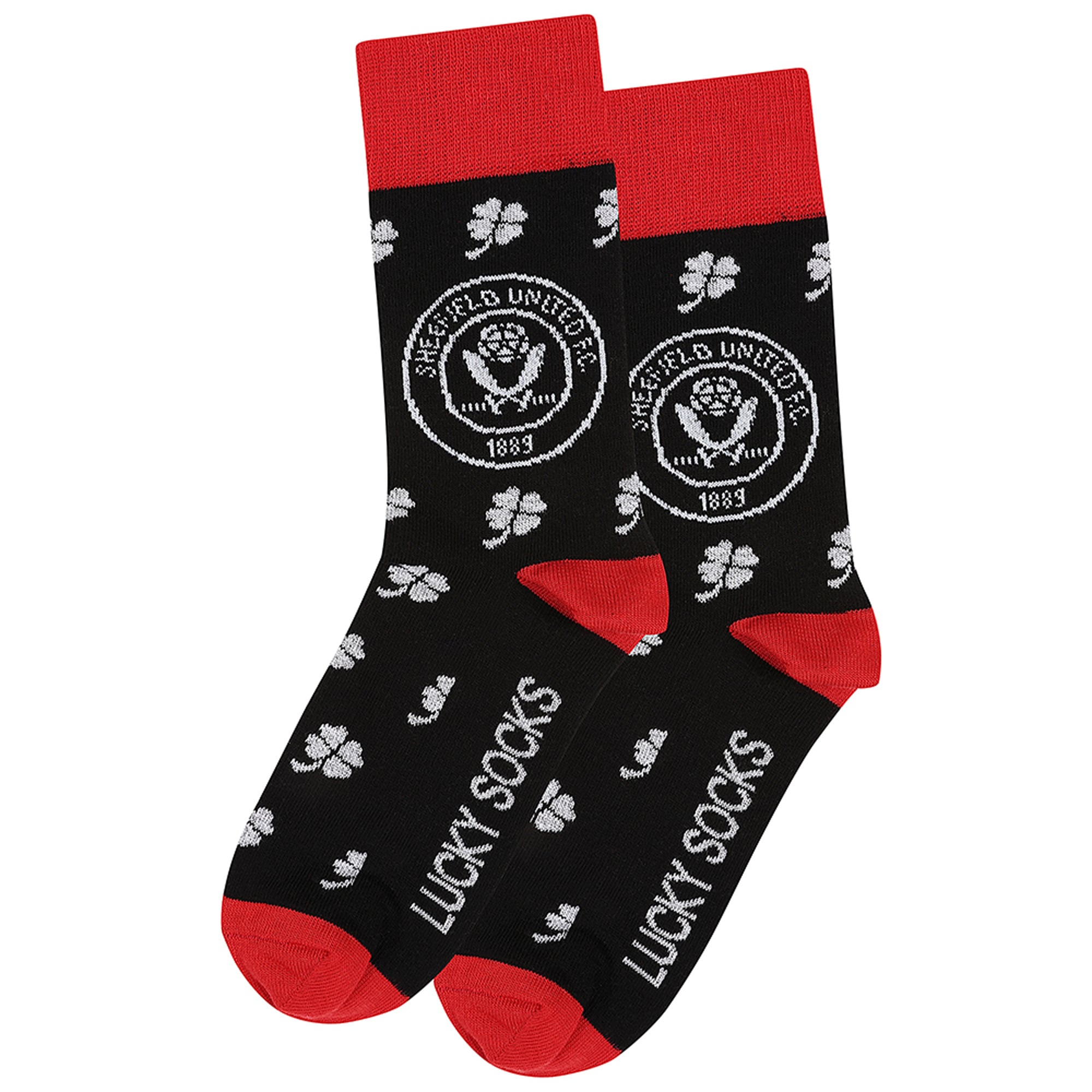Sheffield United Crest Lucky Sock - Blk - Mens