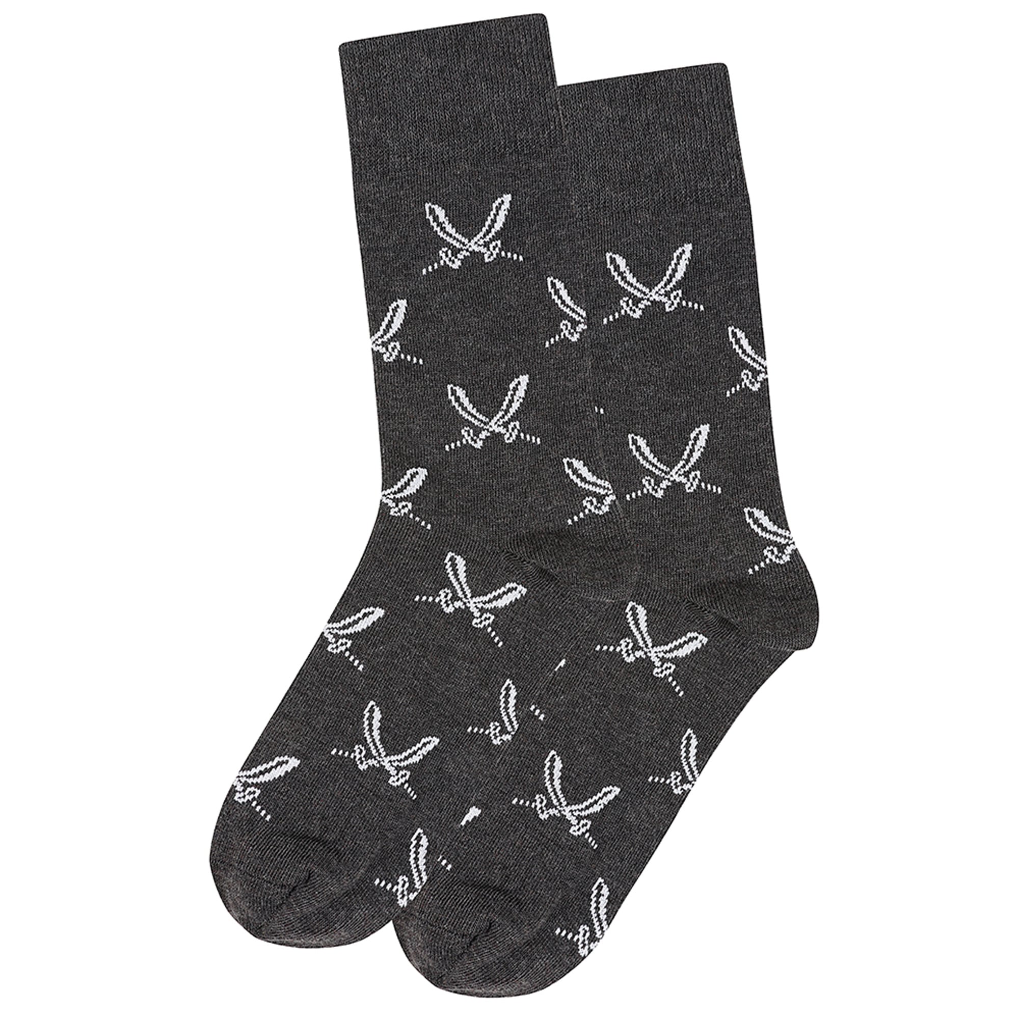 Sheffield United All Over Sword Sock - Grey - Mens