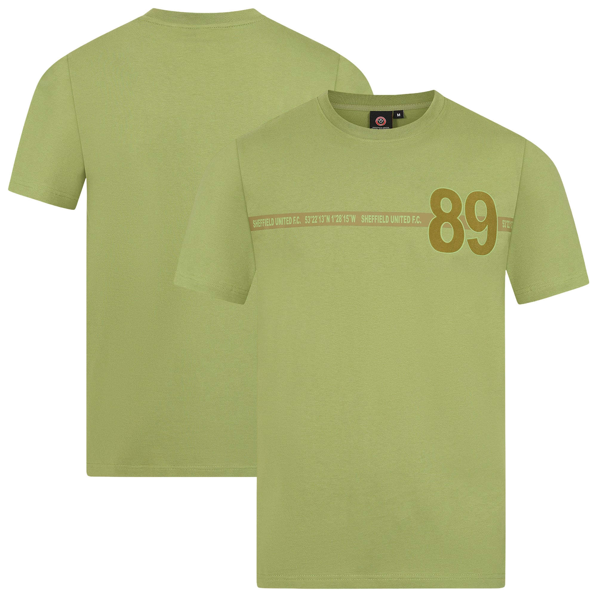 Sheffield United 89 Tape T-Shirt - Khaki - Mens