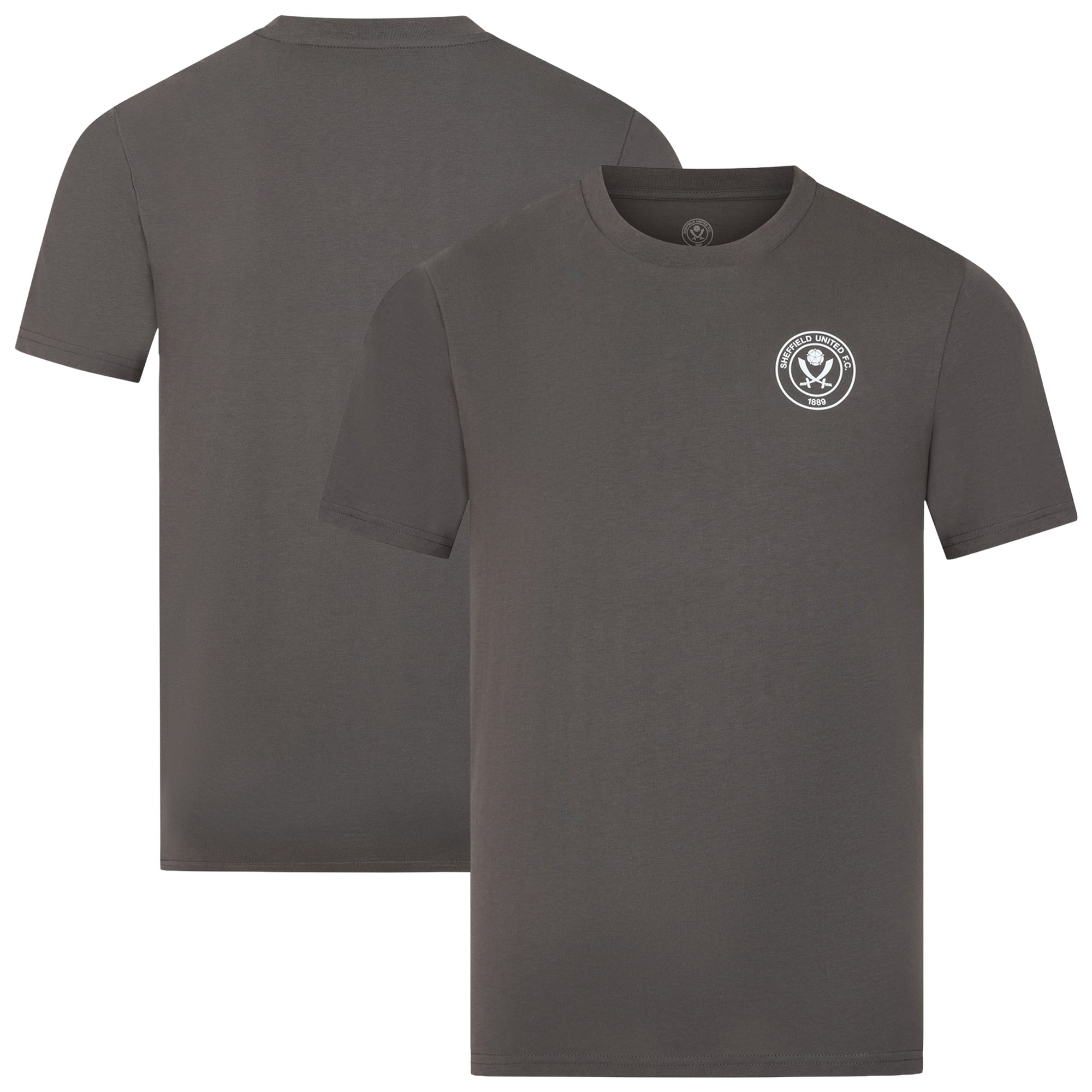 Sheffield United Crest Club T-Shirt - Anthracite - Mens