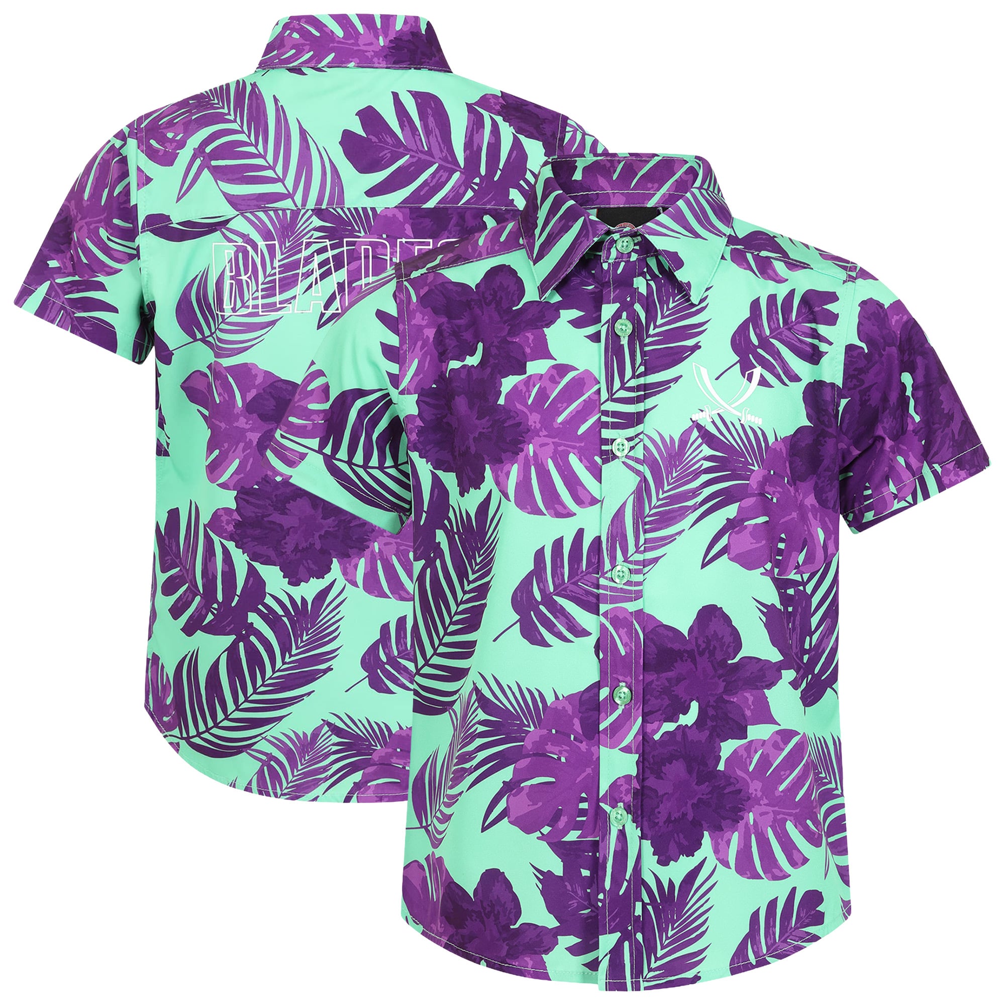 Sheffield United Hawaiian Shirt - Green - Kids