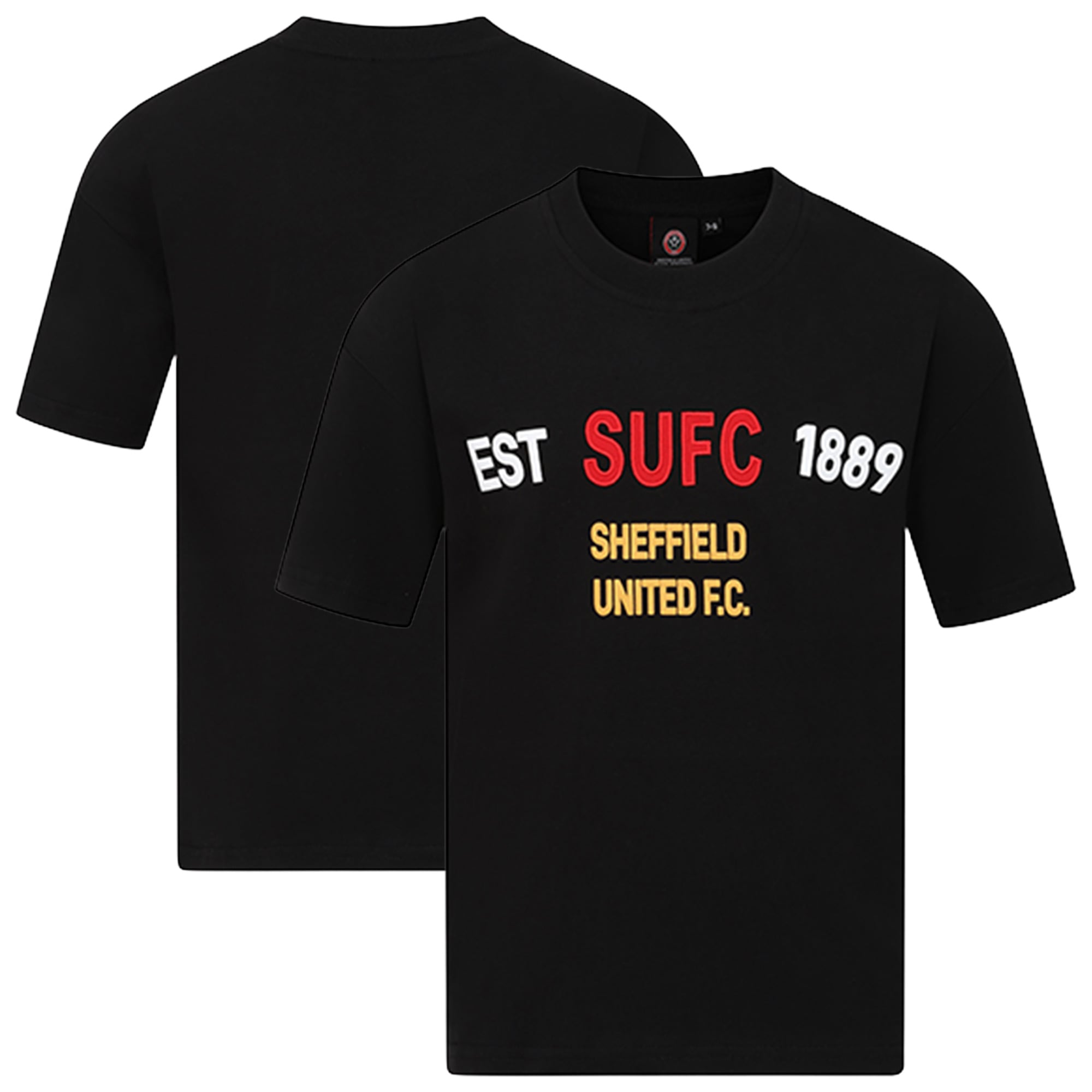 Sheffield United Est 1889 T-Shirt - Black - Kids