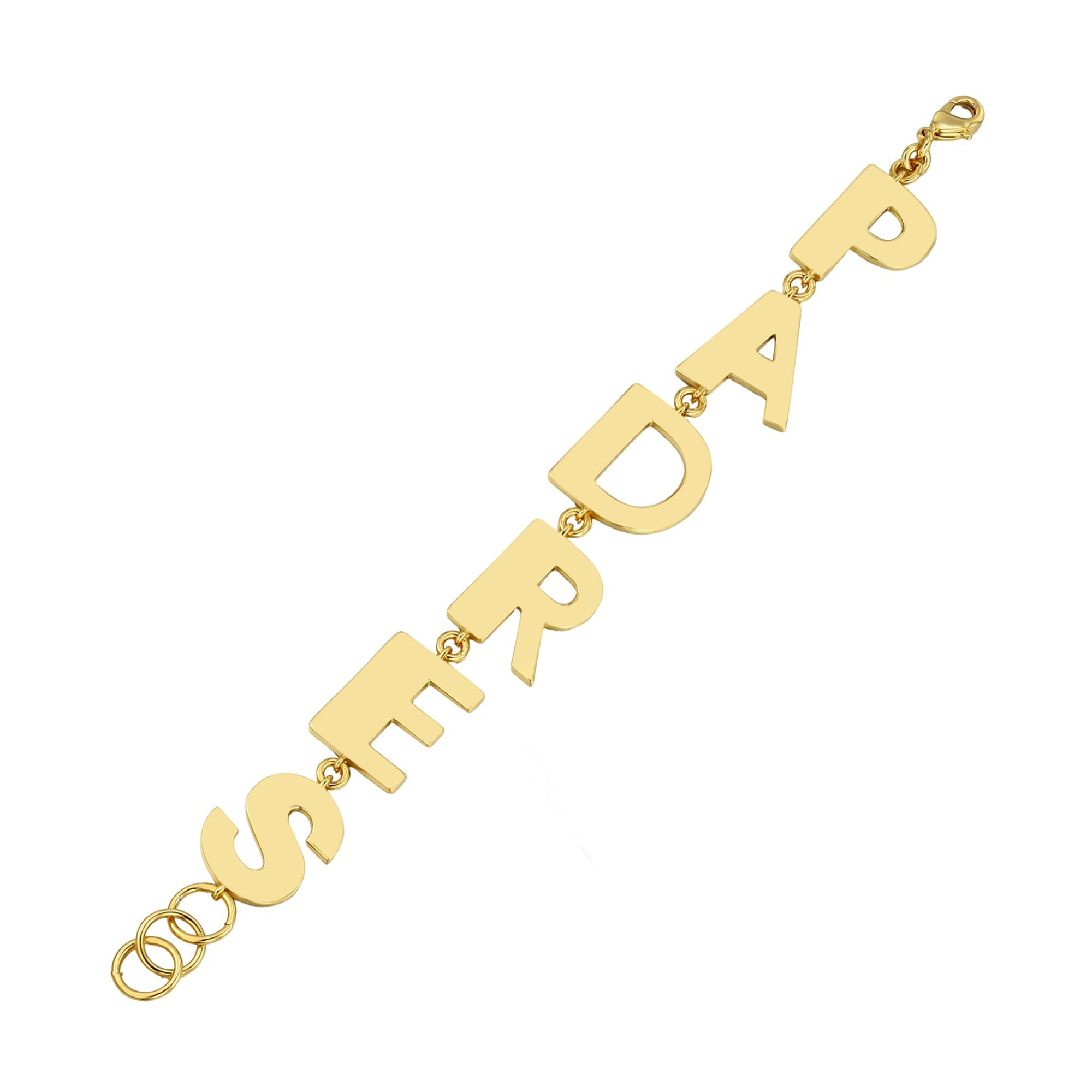 San Diego Padres Letter Link Bracelet by Jill Martin
