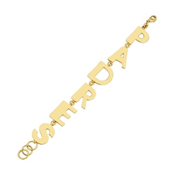 San Diego Padres Letter Link Bracelet by Jill Martin