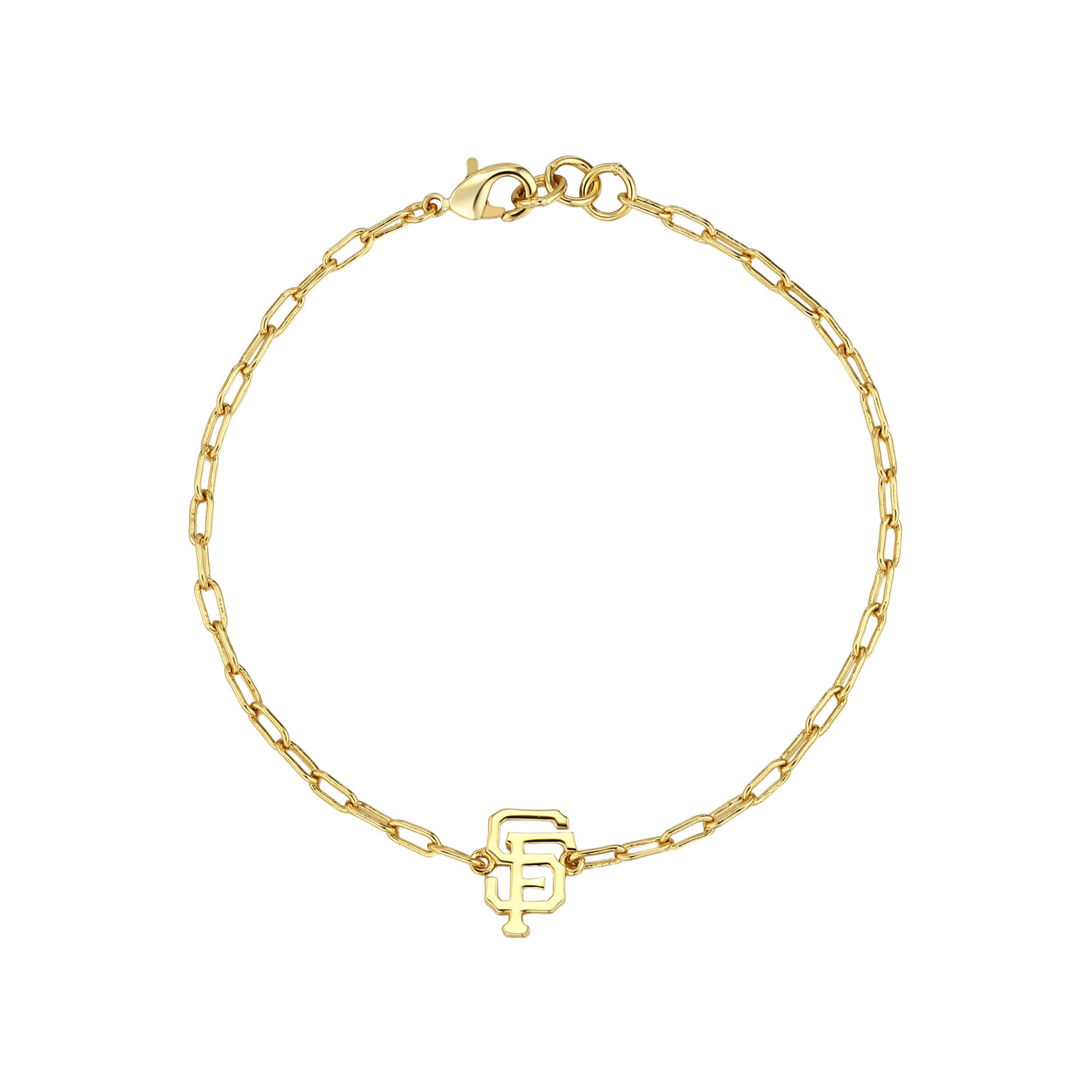 Women's by Jill Martin  Gold San Francisco Giants Classic Paperclip Bracelet