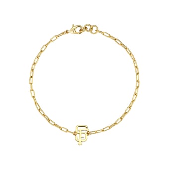 Women's by Jill Martin  Gold San Francisco Giants Classic Paperclip Bracelet