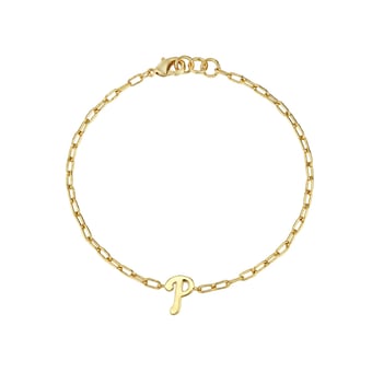 Women's by Jill Martin  Gold Philadelphia Phillies Classic Paperclip Bracelet