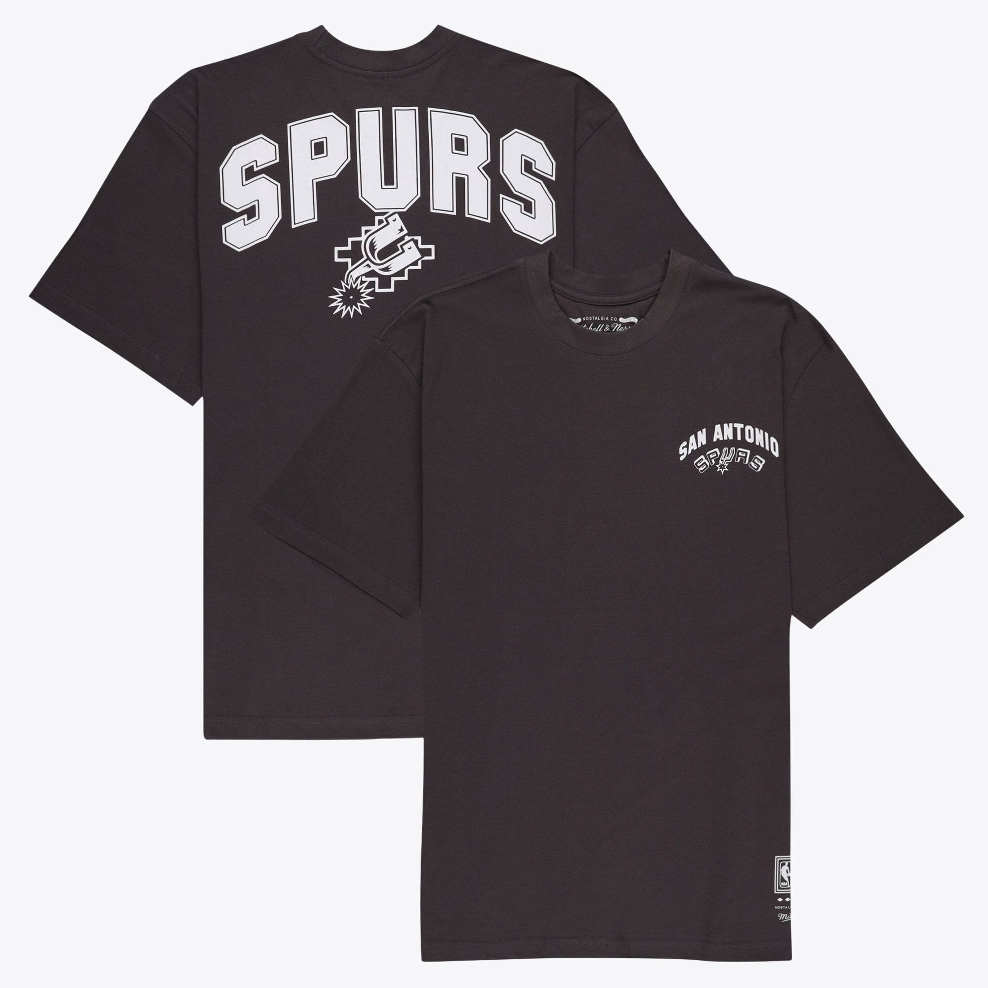 Camiseta Mitchell & Ness Elite Neutrals de los San Antonio Spurs para hombre
