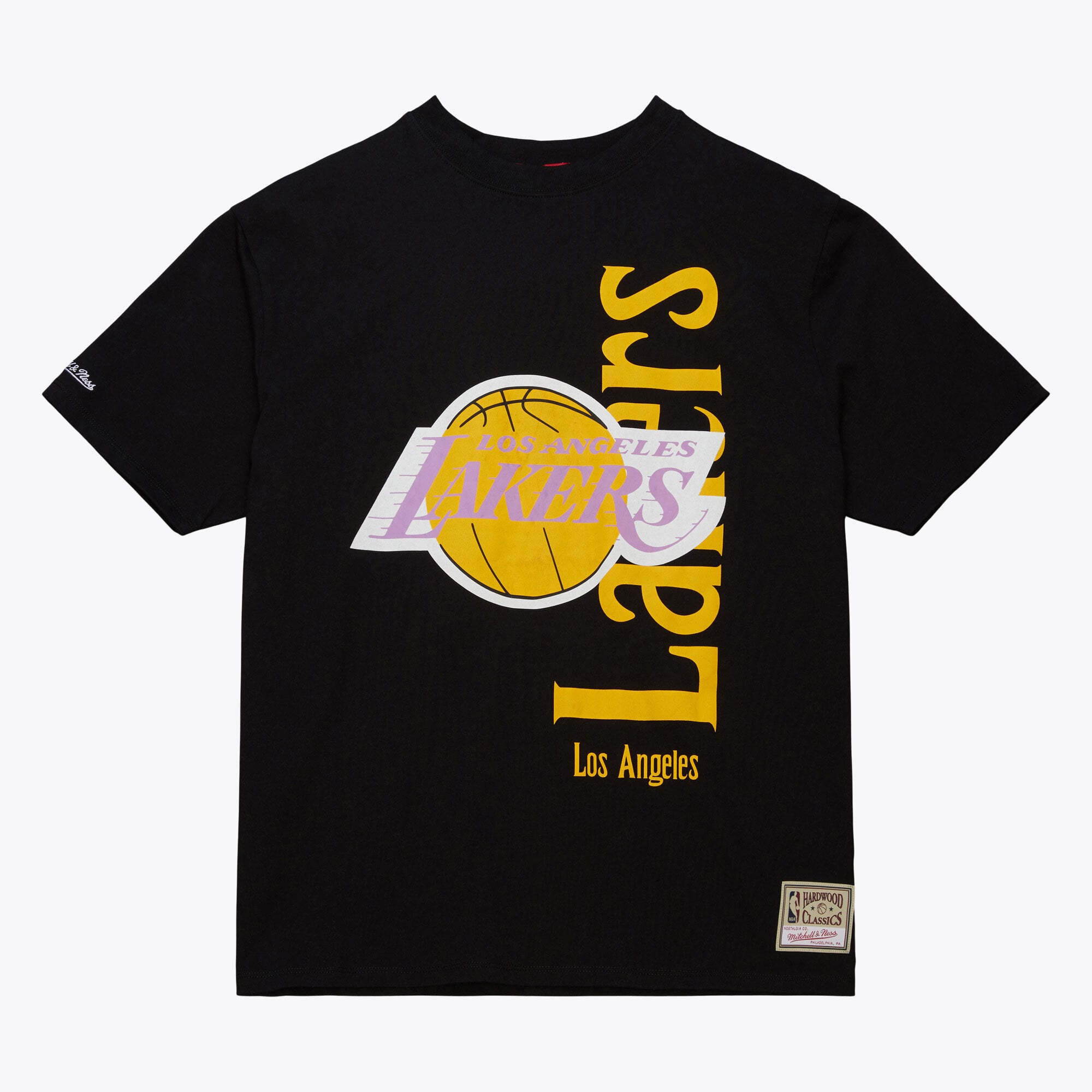 Los Angeles Lakers Mitchell & Ness Boyfriend T-Shirt – Schwarz – Damen