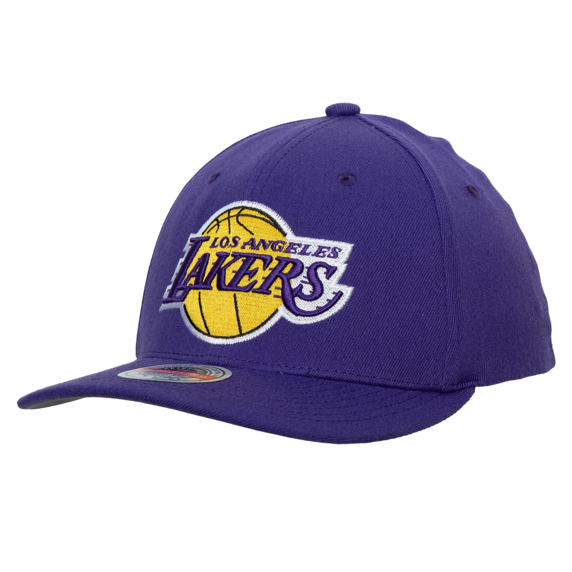 Los Angeles Lakers Mitchell & Ness Team Ground 2.0 Stretch Snapback - Lila