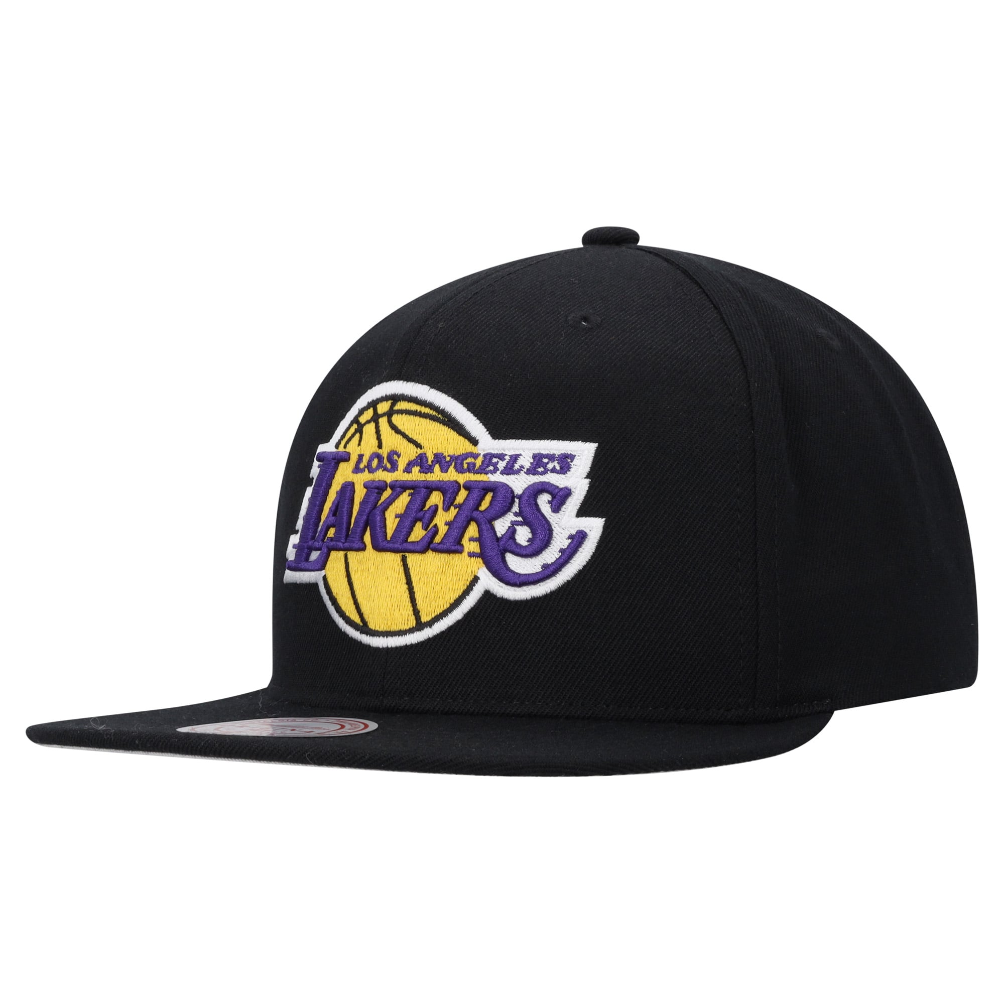 Los Angeles Lakers Mitchell & Ness Wool Solid Snapback - Schwarz