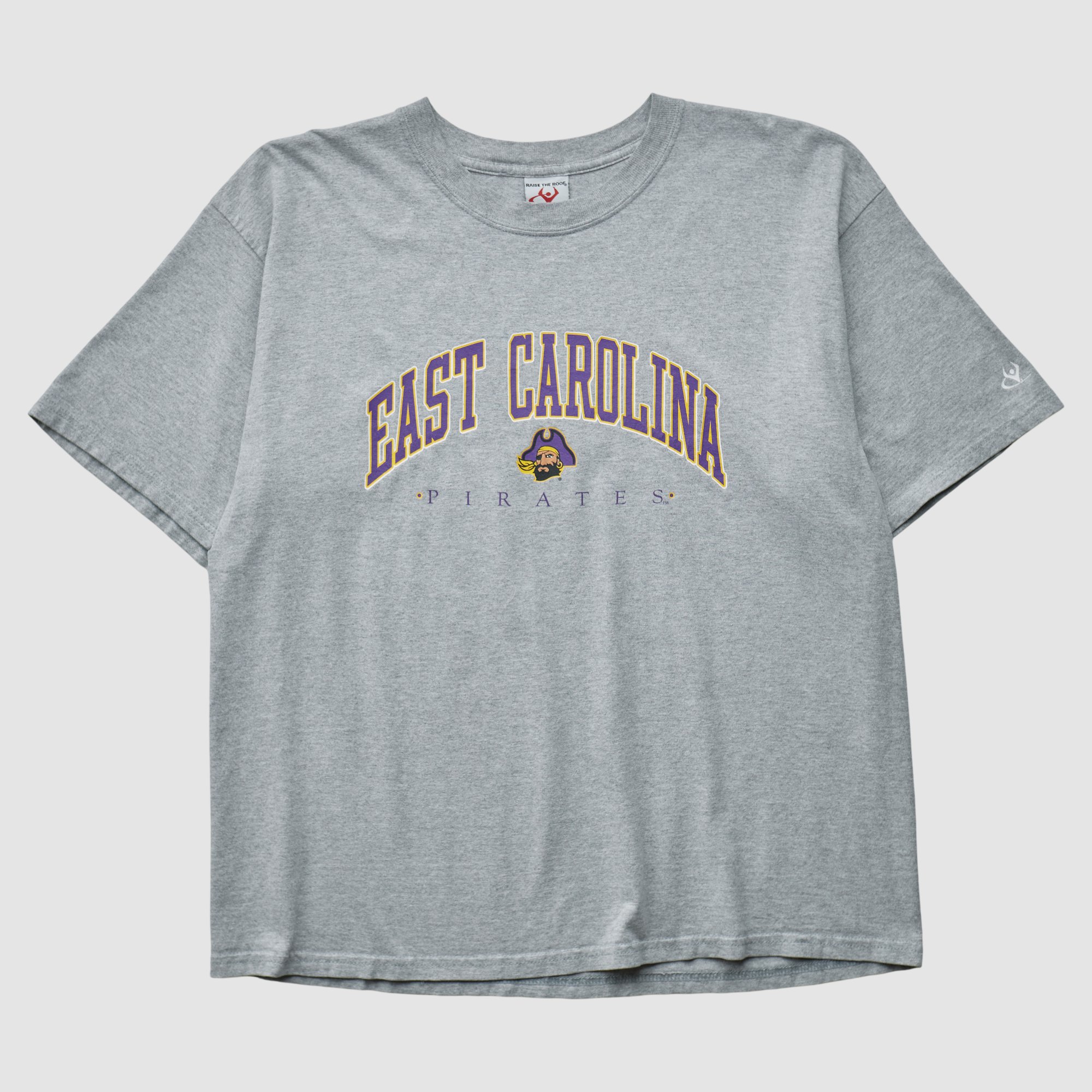 ECU Pirates Sportex 2000s T-shirt - Heather Gray - L by Fanatics Real Vintage