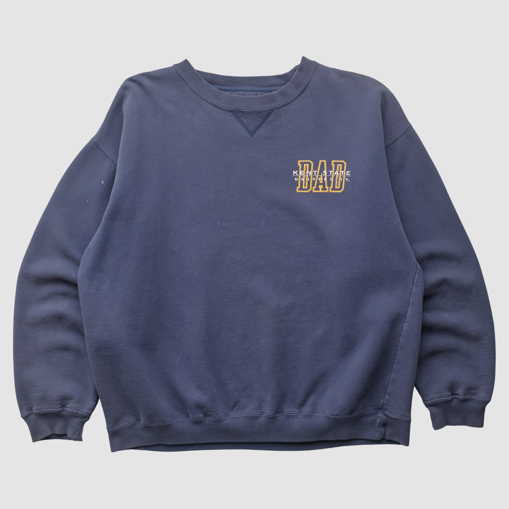 Kent State Golden Flashes Gear For Sports 2000s Pullover Sweatshirt - Navy - L by Fanatics Real Vintage
