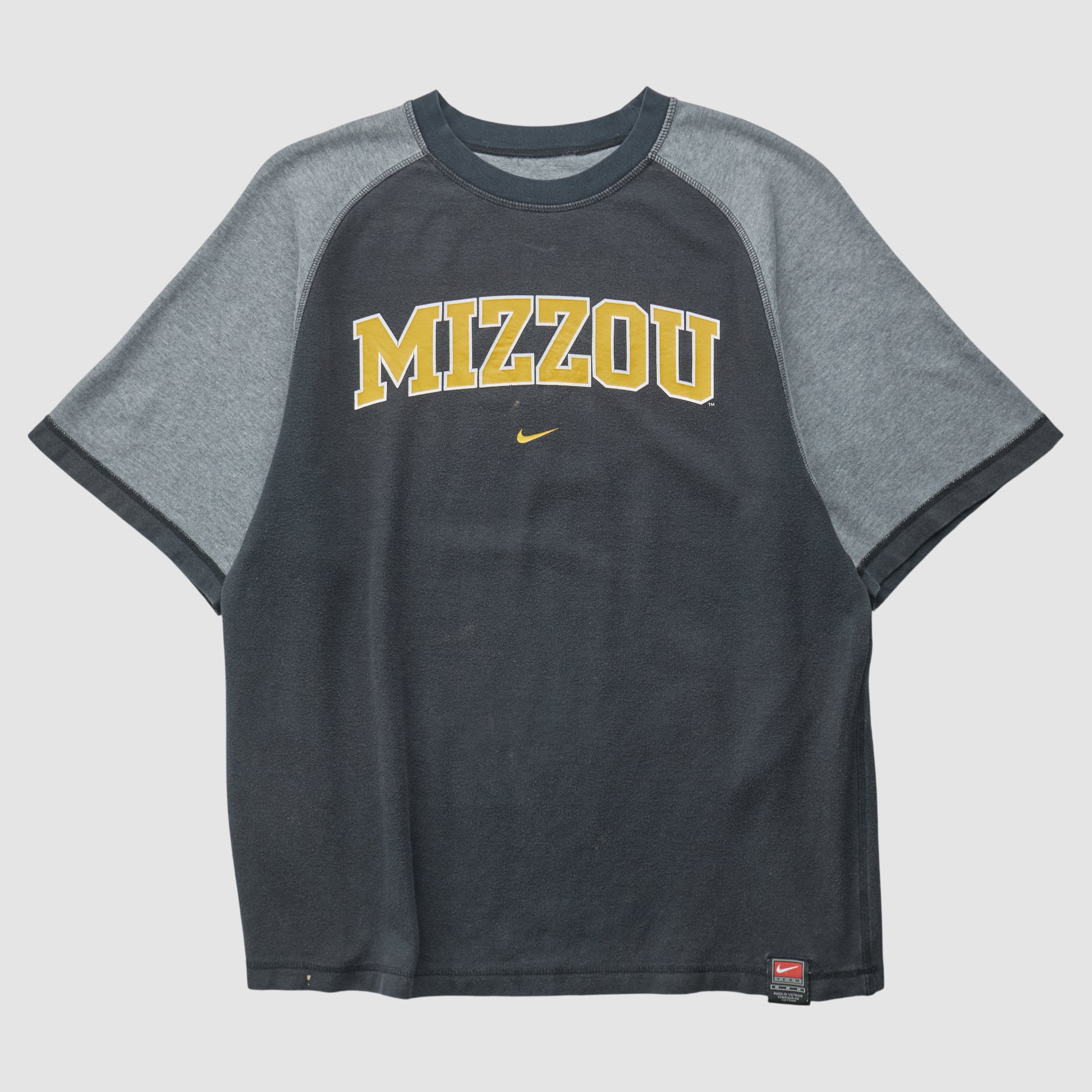 Missouri Tigers Nike 2000s T-shirt - Black - S by Fanatics Real Vintage