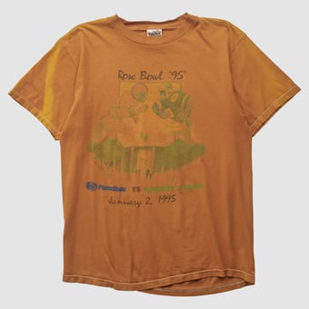 Rose Bowl Tultex 1995 T-shirt - Clay - S by Fanatics Real Vintage