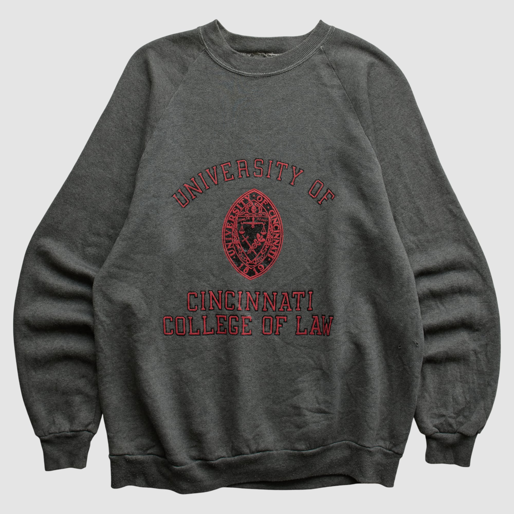 Cincinnati Bearcats 90s Pullover Sweatshirt - Charcoal - XS by Fanatics Real Vintage