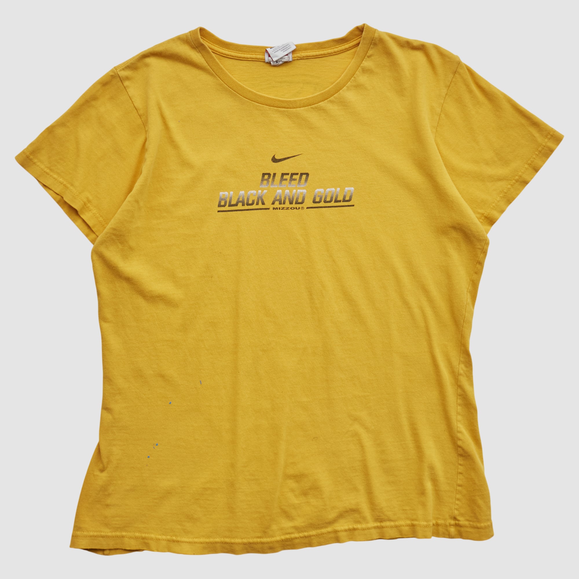Missouri Tigers Nike 2000s T-shirt - Yellow - M by Fanatics Real Vintage